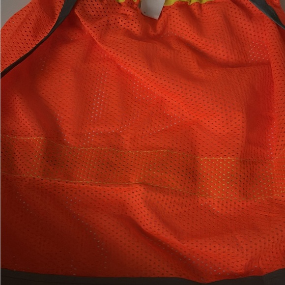 1 New Hard Hat Neck Shade Fire Retardent ORANGE NWT - Picture 3 of 4